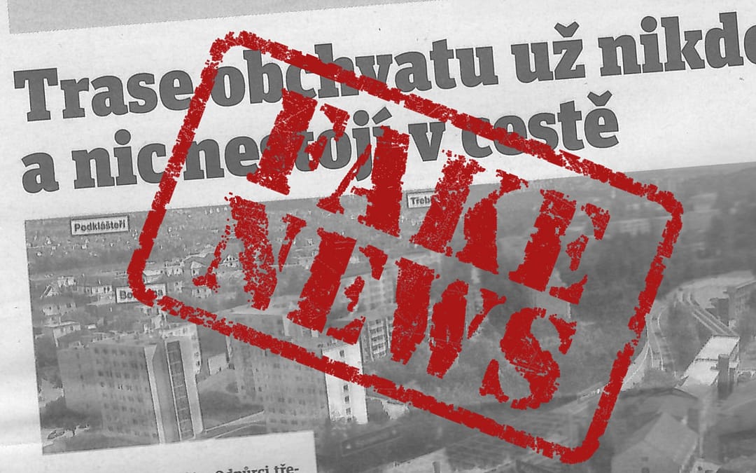 Obchvat Třebíče fake news