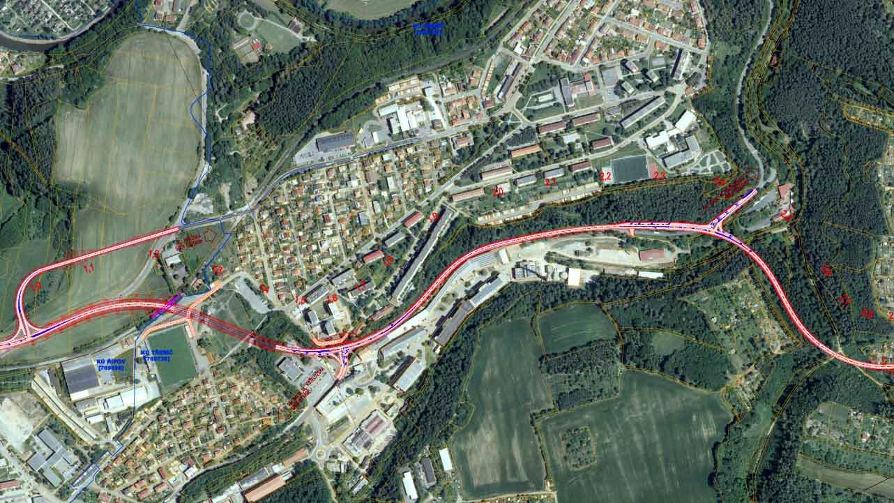 Průchvat územní plán