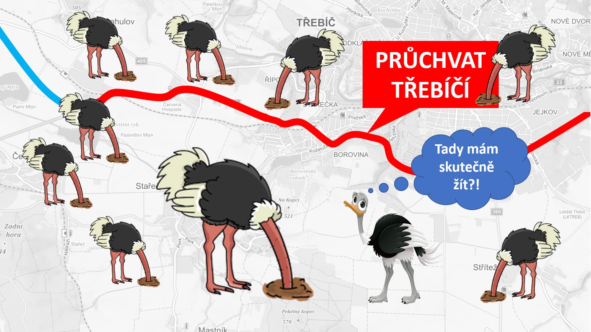 Obchvat Třebíče - vyndejte konečně hlavu z písku