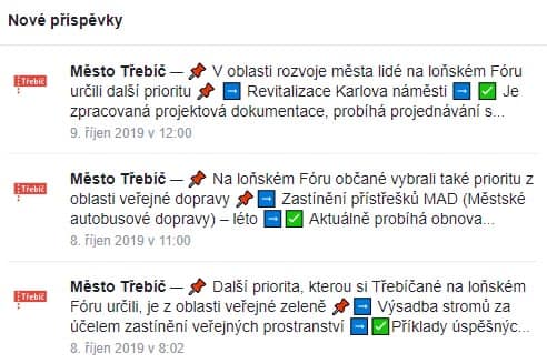 FB Zdravé město Třebíč